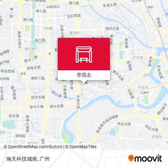 瀚天科技城南地图
