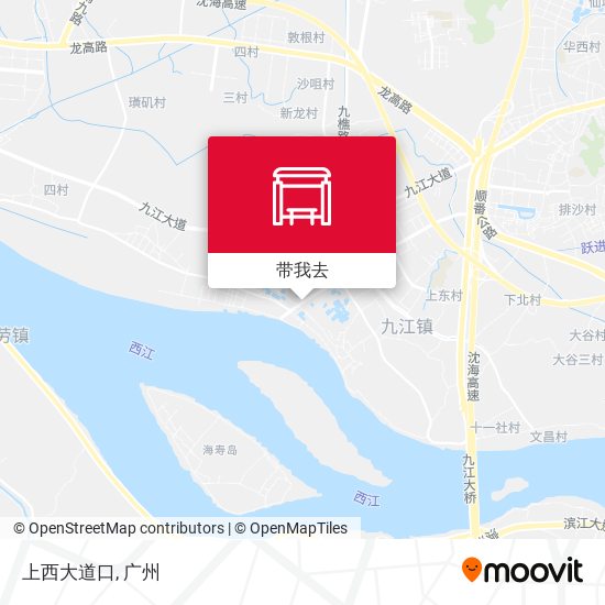 上西大道口地图