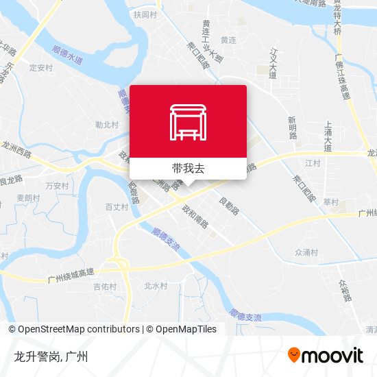 龙升警岗地图