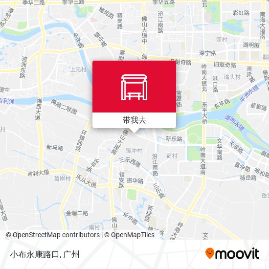 小布永康路口地图