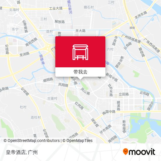 皇帝酒店地图