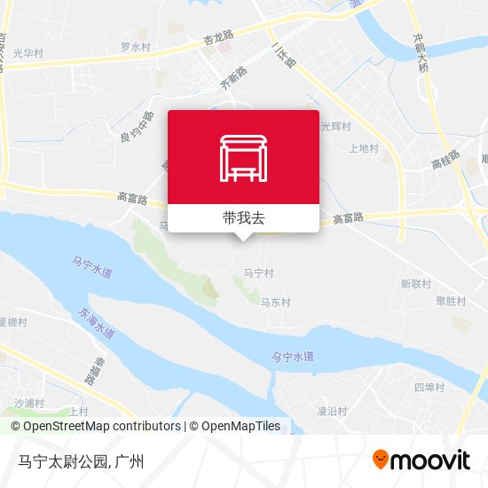 马宁太尉公园地图