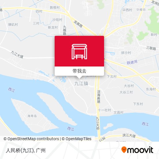 人民桥(九江)地图