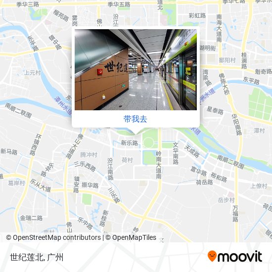 世纪莲北地图