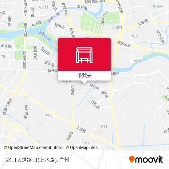 水口大道路口(上水路)地图