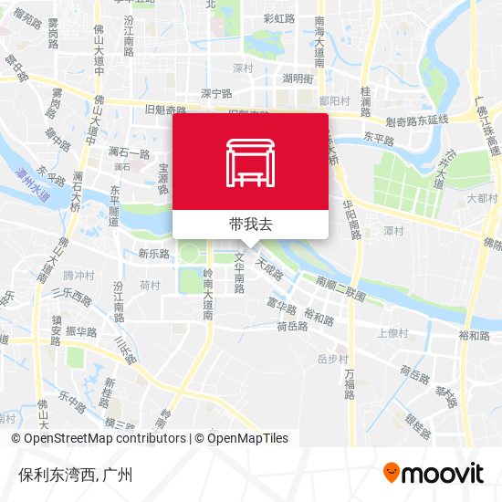 保利东湾西地图