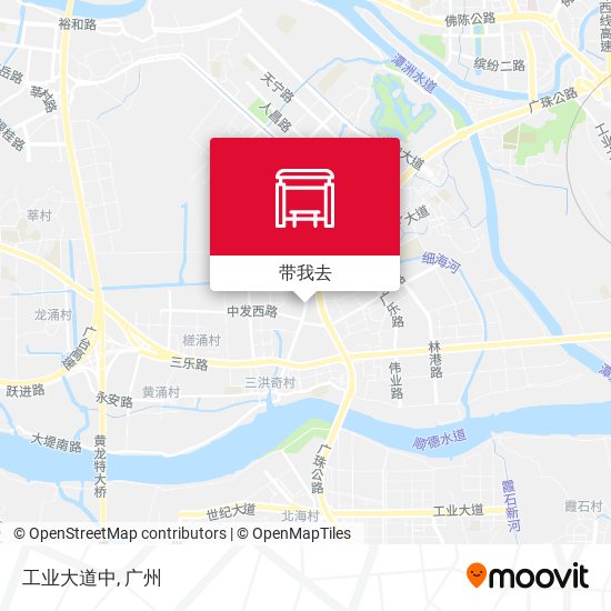 工业大道中地图