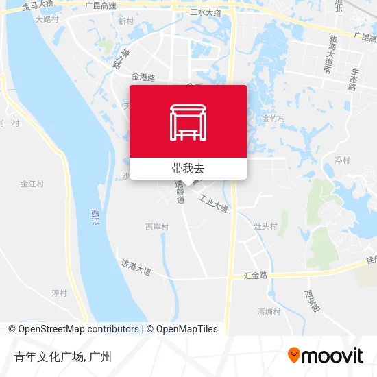 青年文化广场地图