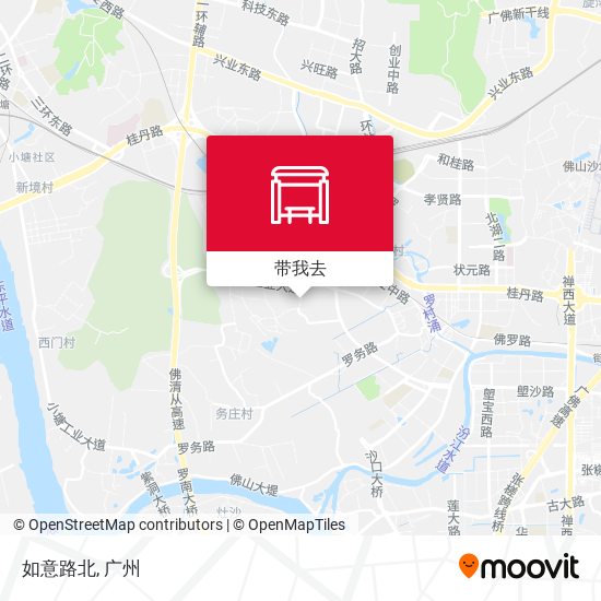 如意路北地图