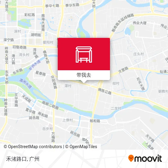 禾渚路口地图