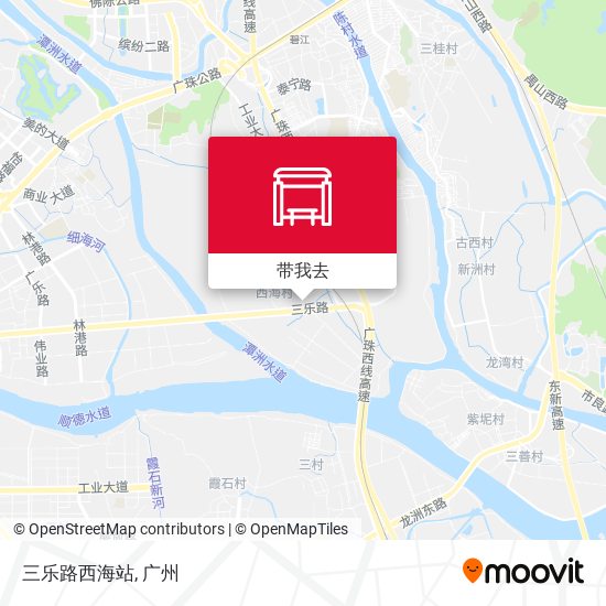 三乐路西海站地图