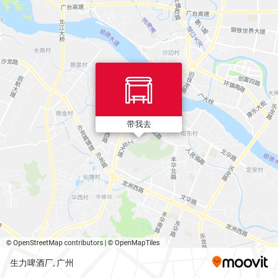 生力啤酒厂地图