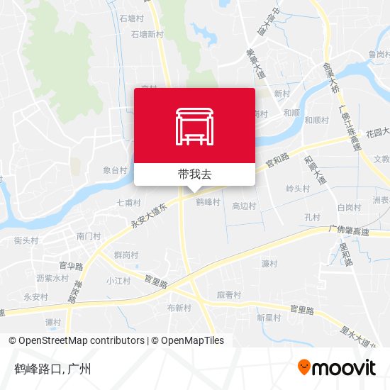 鹤峰路口地图
