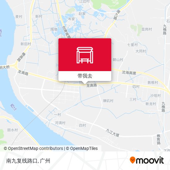 南九复线路口地图