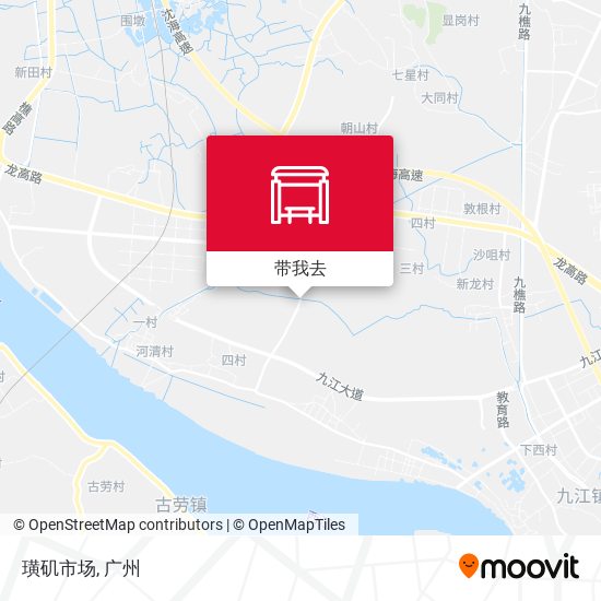 璜矶市场地图