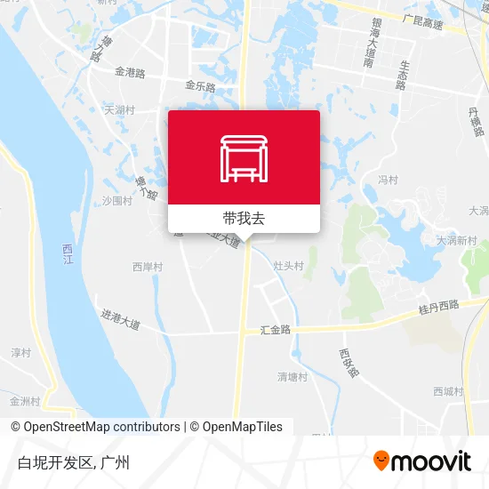 白坭开发区地图