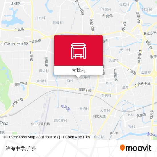 许海中学地图