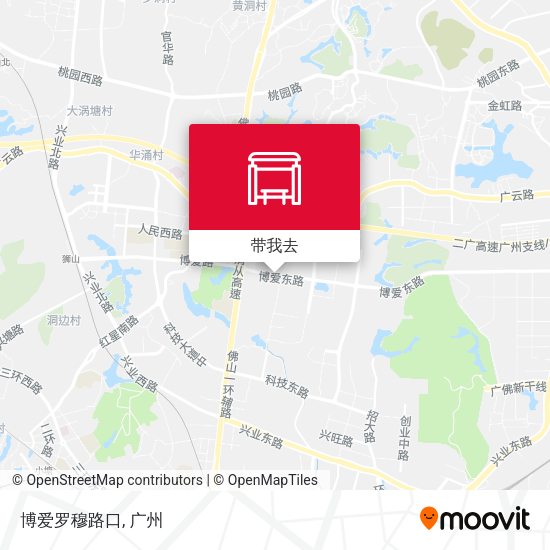 博爱罗穆路口地图