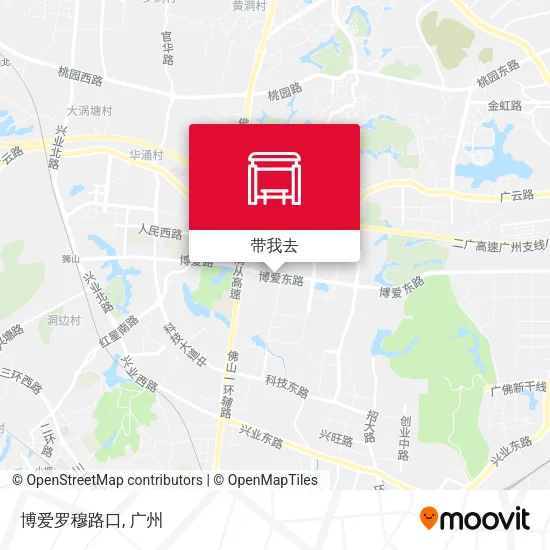 博爱罗穆路口地图