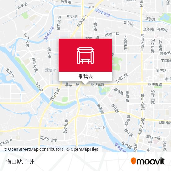 海口站地图