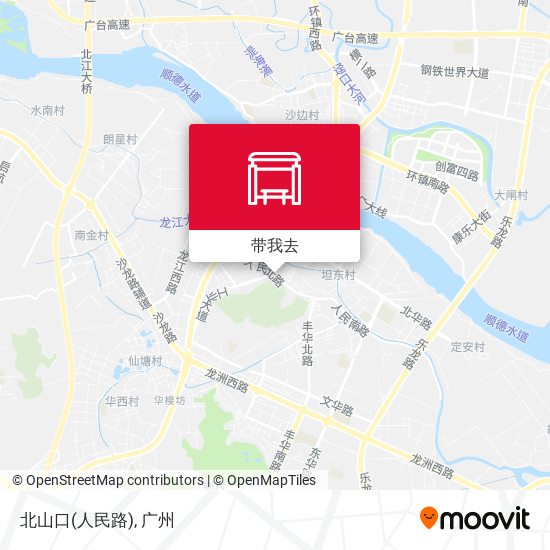 北山口(人民路)地图