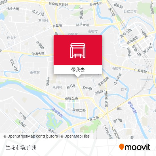 兰花市场地图