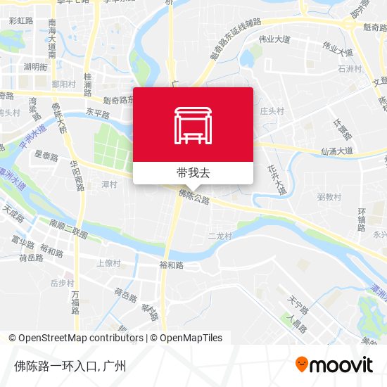 佛陈路一环入口地图
