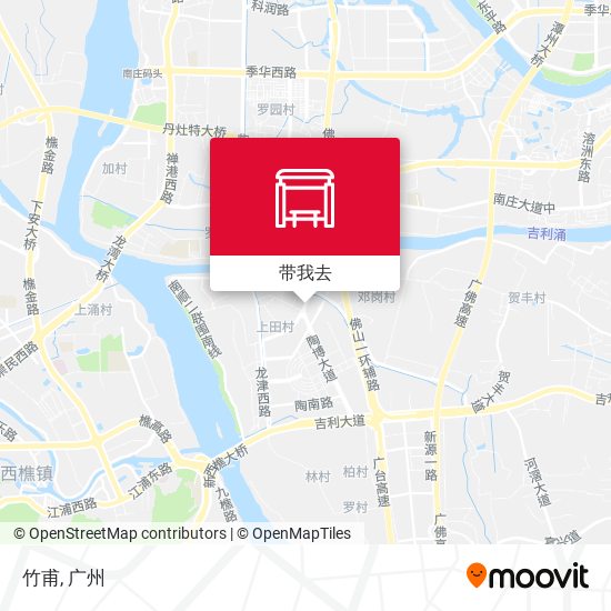 竹甫地图