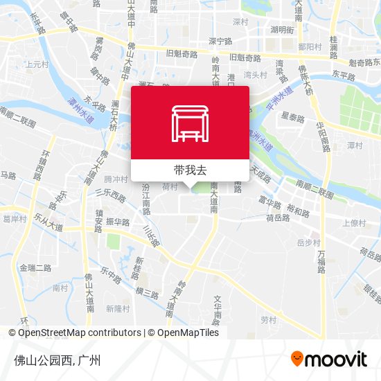 佛山公园西地图