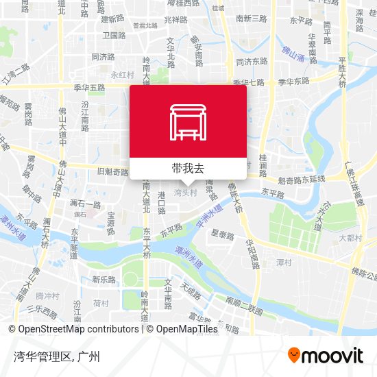 湾华管理区地图
