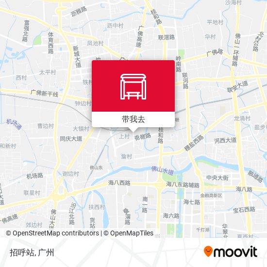 招呼站地图