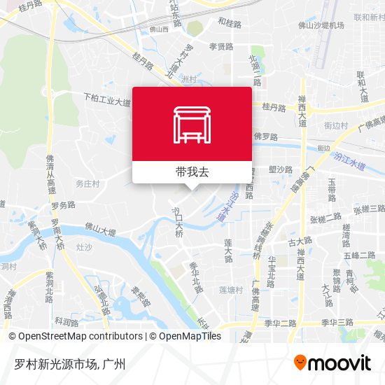 罗村新光源市场地图