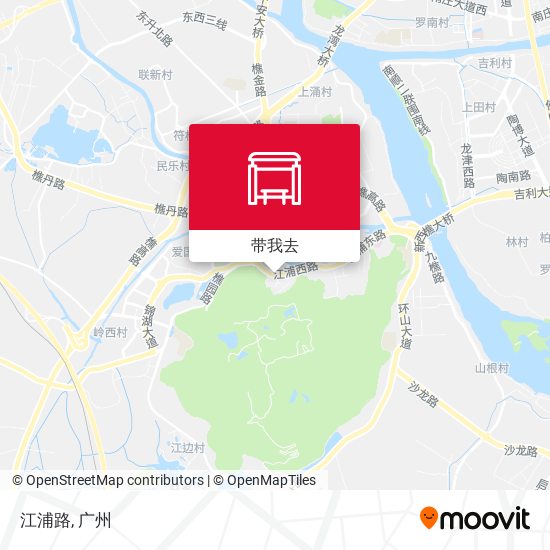 江浦路地图