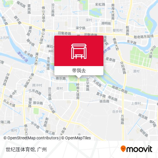 世纪莲体育馆地图