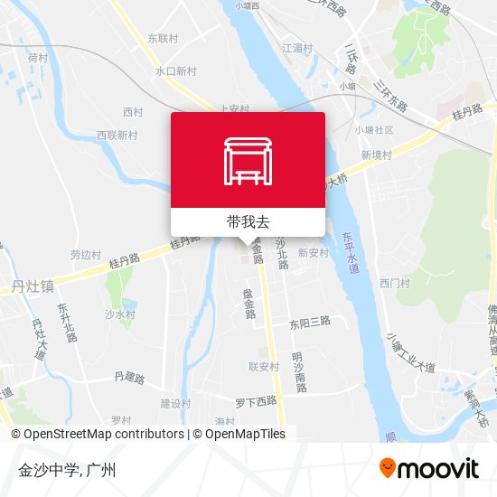 金沙中学地图