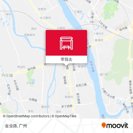 金业路地图