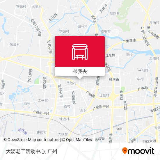 大沥老干活动中心地图