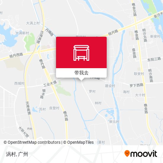 涡村地图