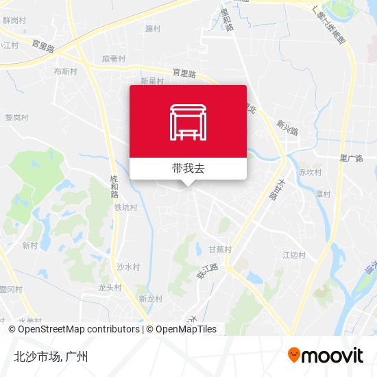北沙市场地图