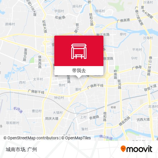 城南市场地图