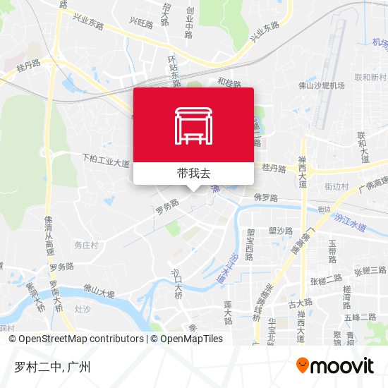 罗村二中地图