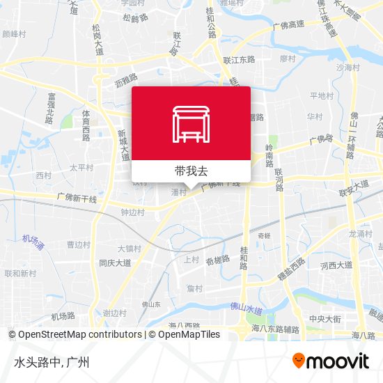 水头路中地图