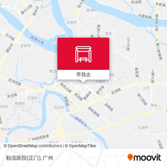 勒流医院(正门)地图