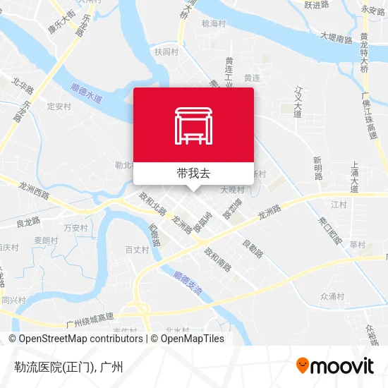 勒流医院(正门)地图