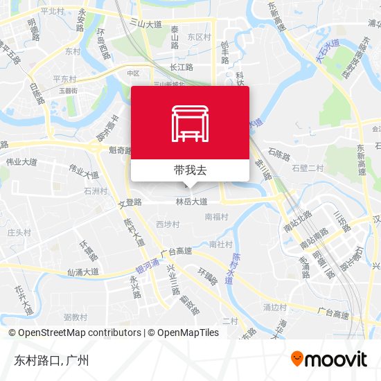 东村路口地图