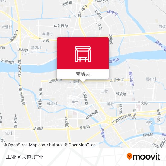 工业区大道地图