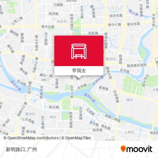新明路口地图
