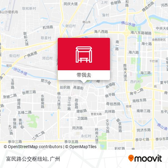 富民路公交枢纽站地图
