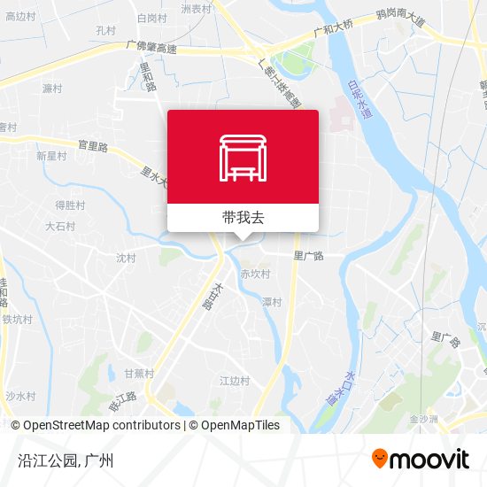 沿江公园地图