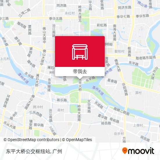 东平大桥公交枢纽站地图